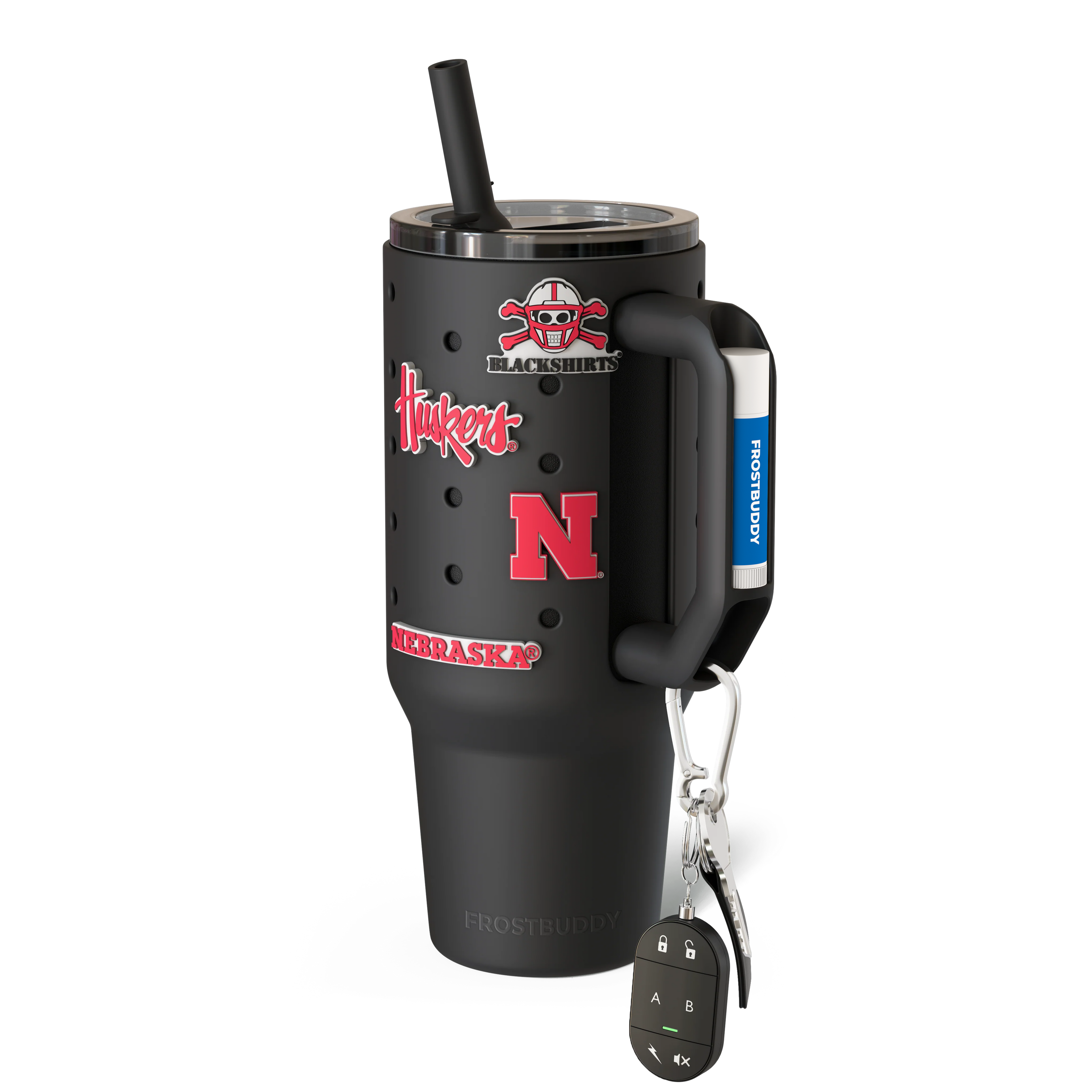 Thicc Buddy 40oz | Nebraska Cornhuskers | Skin + Budz Bundle