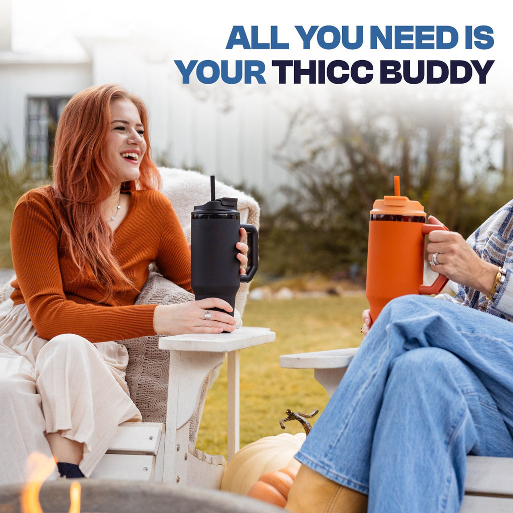 Thicc Buddy 40oz | Kansas Jayhawks | Skin + Budz Bundle